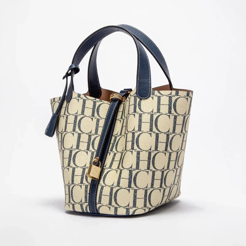 CH – sac à main de voyage de grande capacité pour femmes, marque de luxe, Texture de mode, lettre imprimée, sac à bandoulière