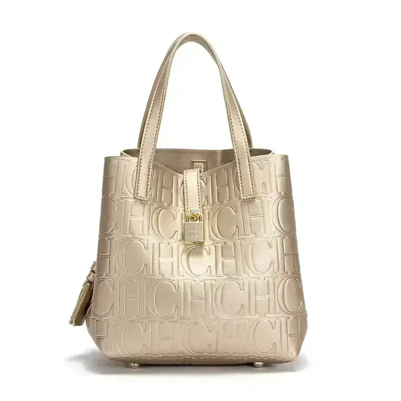 Sac à main grande capacité pour femme de la marque CH, sac à main pour femme avec éléments lettres, sac à bandoulière classique et tendance 2026