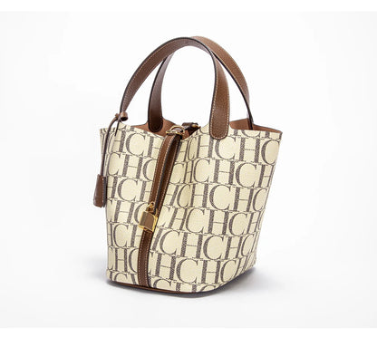 CH – sac à main de voyage de grande capacité pour femmes, marque de luxe, Texture de mode, lettre imprimée, sac à bandoulière