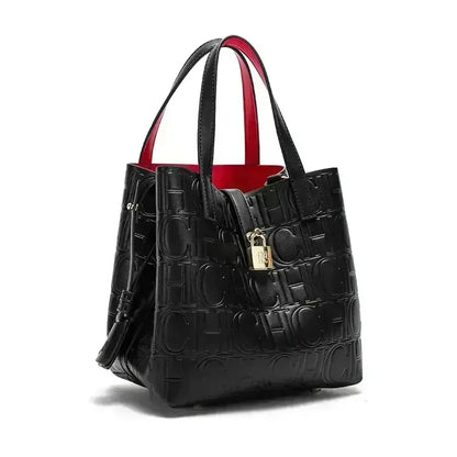 Sac à main grande capacité pour femme de la marque CH, sac à main pour femme avec éléments lettres, sac à bandoulière classique et tendance 2026