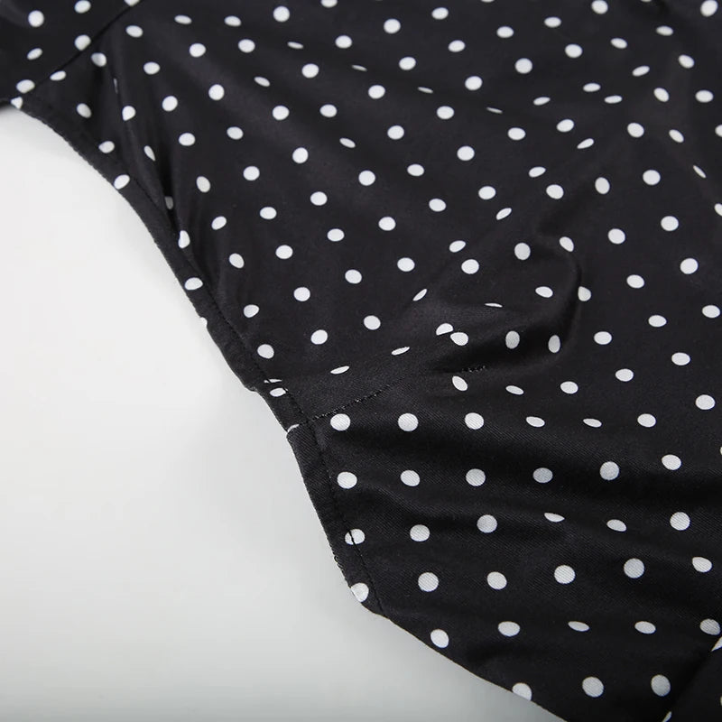Robe Courte Polka Dot