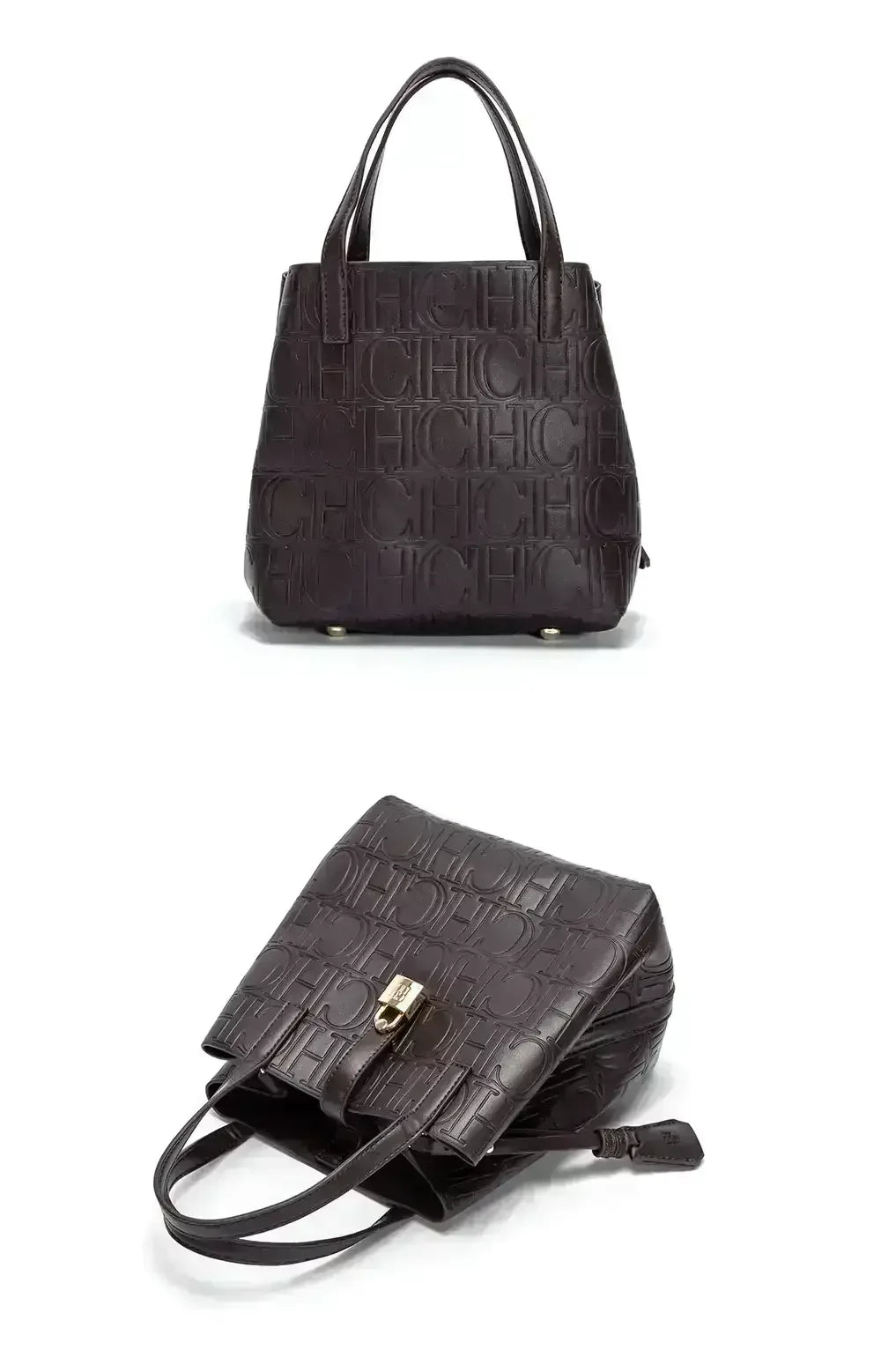 Sac à main grande capacité pour femme de la marque CH, sac à main pour femme avec éléments lettres, sac à bandoulière classique et tendance 2026
