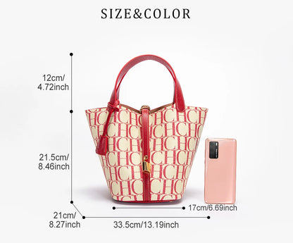 CH – sac à main de voyage de grande capacité pour femmes, marque de luxe, Texture de mode, lettre imprimée, sac à bandoulière