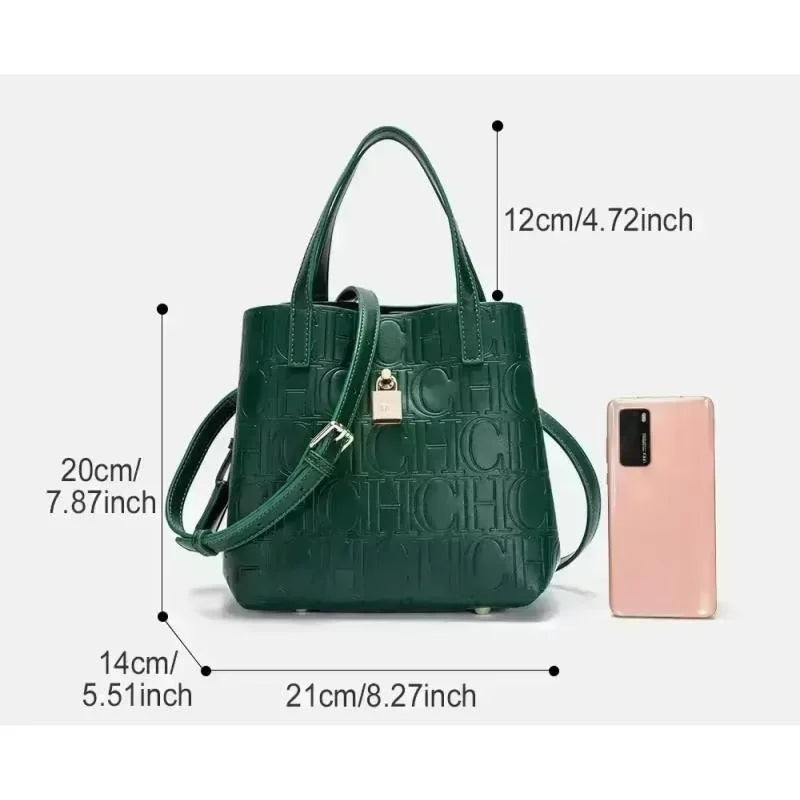 Sac à main grande capacité pour femme de la marque CH, sac à main pour femme avec éléments lettres, sac à bandoulière classique et tendance 2026
