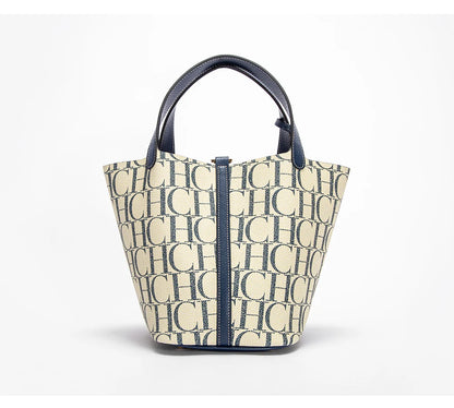 CH – sac à main de voyage de grande capacité pour femmes, marque de luxe, Texture de mode, lettre imprimée, sac à bandoulière
