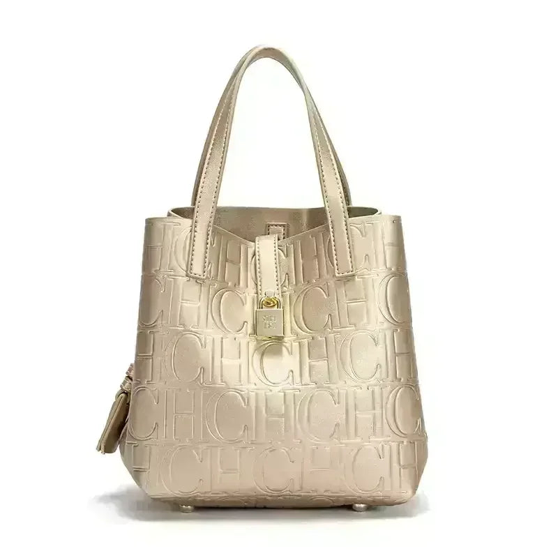Sac à main grande capacité pour femme de la marque CH, sac à main pour femme avec éléments lettres, sac à bandoulière classique et tendance 2026