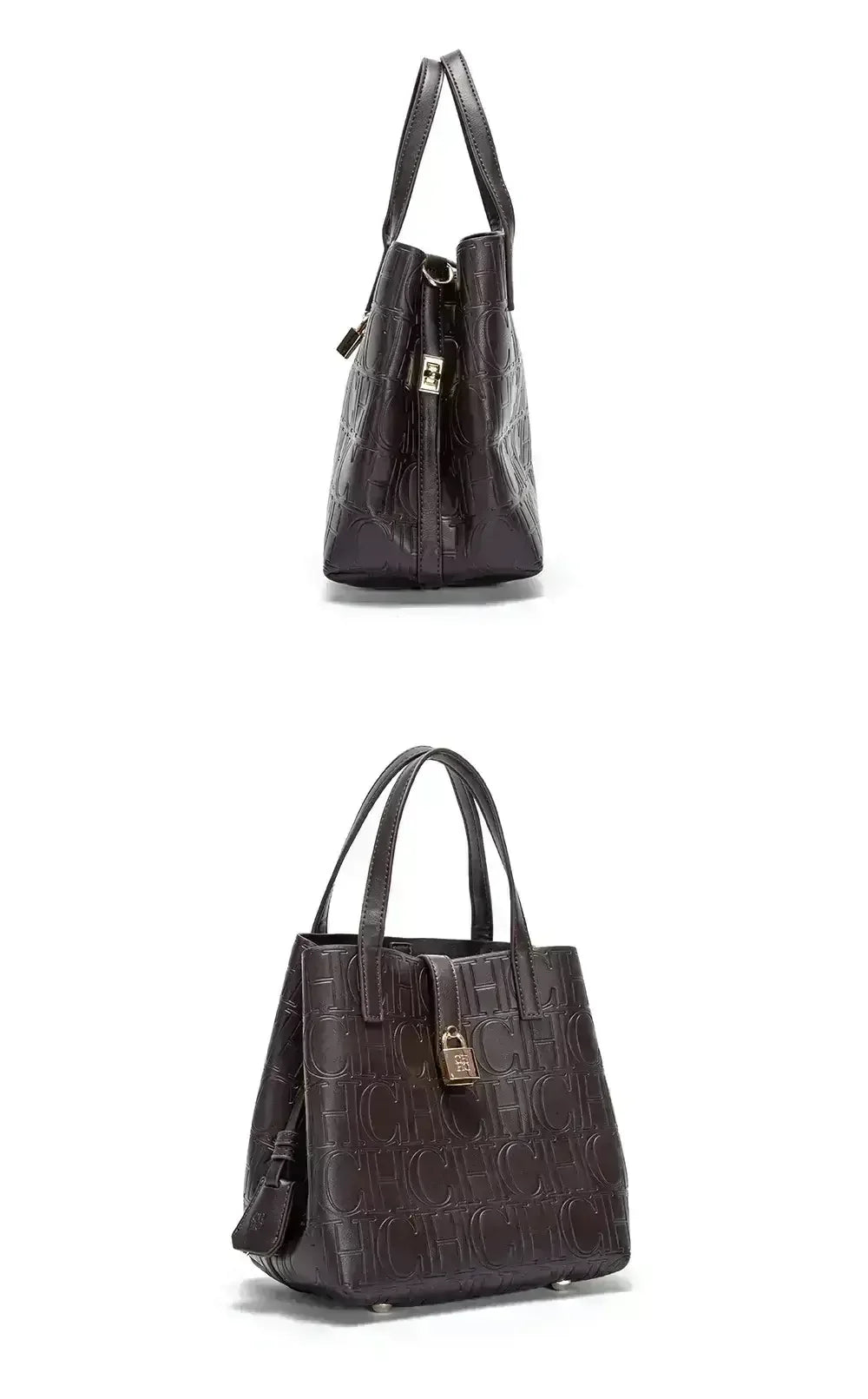 Sac à main grande capacité pour femme de la marque CH, sac à main pour femme avec éléments lettres, sac à bandoulière classique et tendance 2026