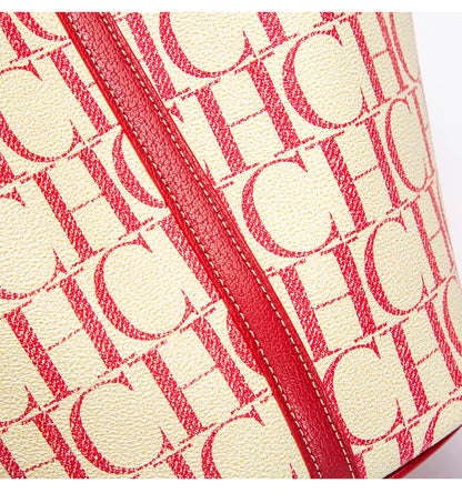 CH – sac à main de voyage de grande capacité pour femmes, marque de luxe, Texture de mode, lettre imprimée, sac à bandoulière