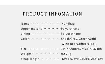 Sac à main grande capacité pour femme de la marque CH, sac à main pour femme avec éléments lettres, sac à bandoulière classique et tendance 2026