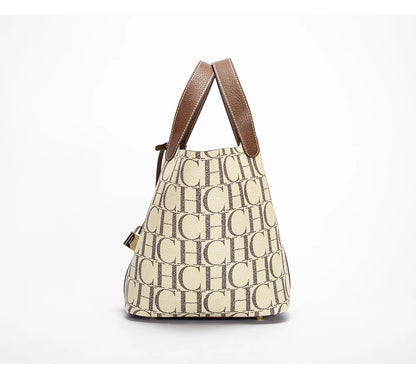 CH – sac à main de voyage de grande capacité pour femmes, marque de luxe, Texture de mode, lettre imprimée, sac à bandoulière