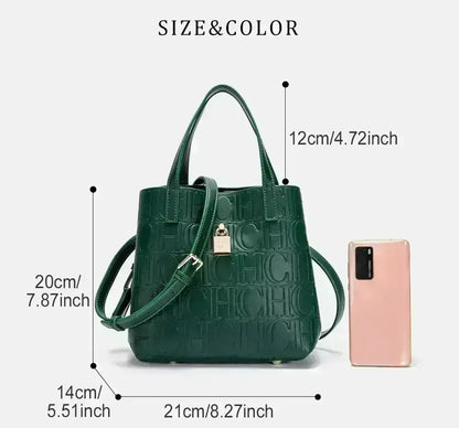 Sac à main grande capacité pour femme de la marque CH, sac à main pour femme avec éléments lettres, sac à bandoulière classique et tendance 2026