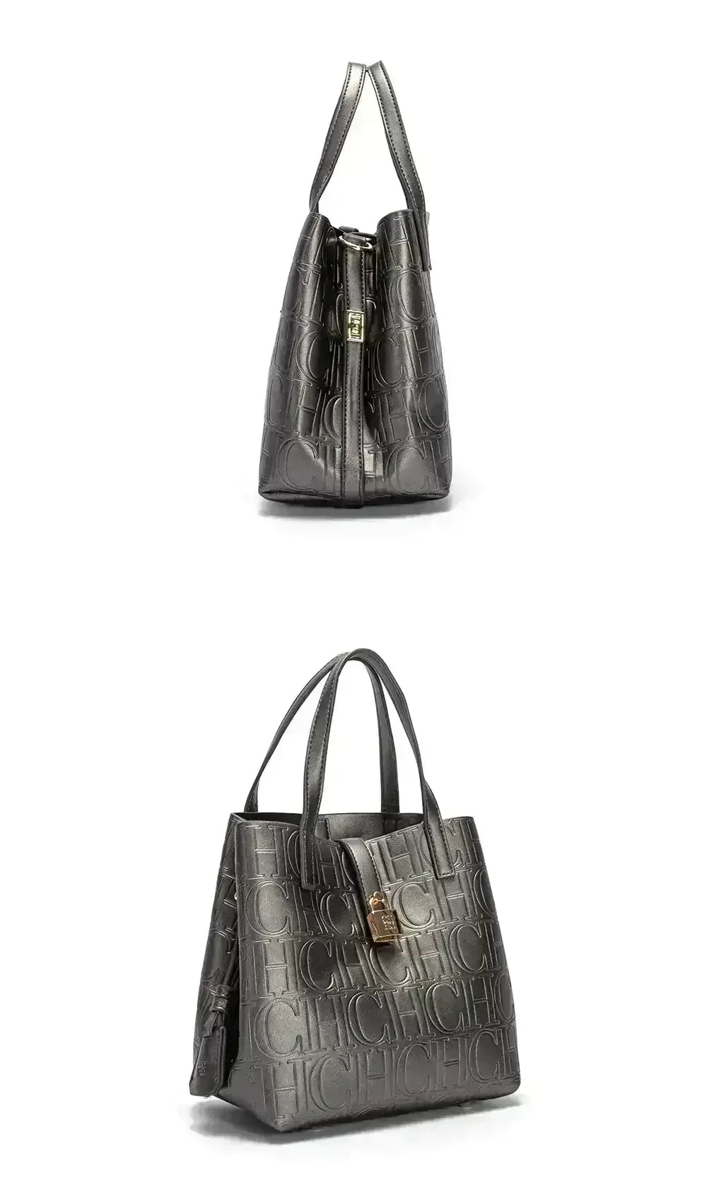 Sac à main grande capacité pour femme de la marque CH, sac à main pour femme avec éléments lettres, sac à bandoulière classique et tendance 2026