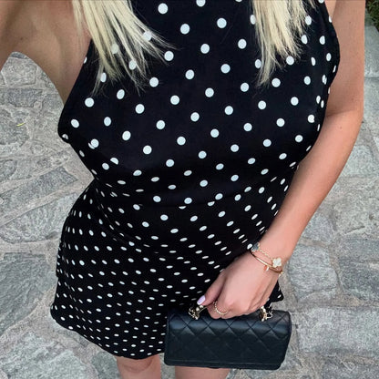 Robe Courte Polka Dot