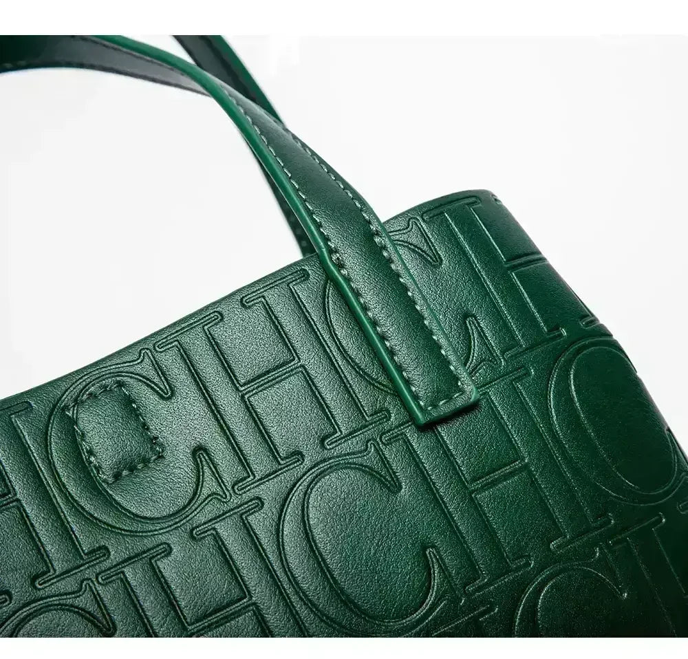 Sac à main grande capacité pour femme de la marque CH, sac à main pour femme avec éléments lettres, sac à bandoulière classique et tendance 2026