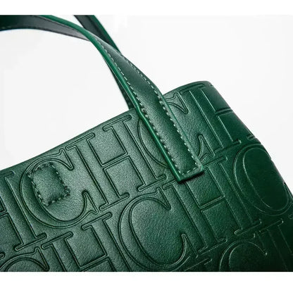 Sac à main grande capacité pour femme de la marque CH, sac à main pour femme avec éléments lettres, sac à bandoulière classique et tendance 2026
