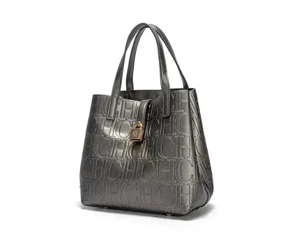 Sac à main grande capacité pour femme de la marque CH, sac à main pour femme avec éléments lettres, sac à bandoulière classique et tendance 2026