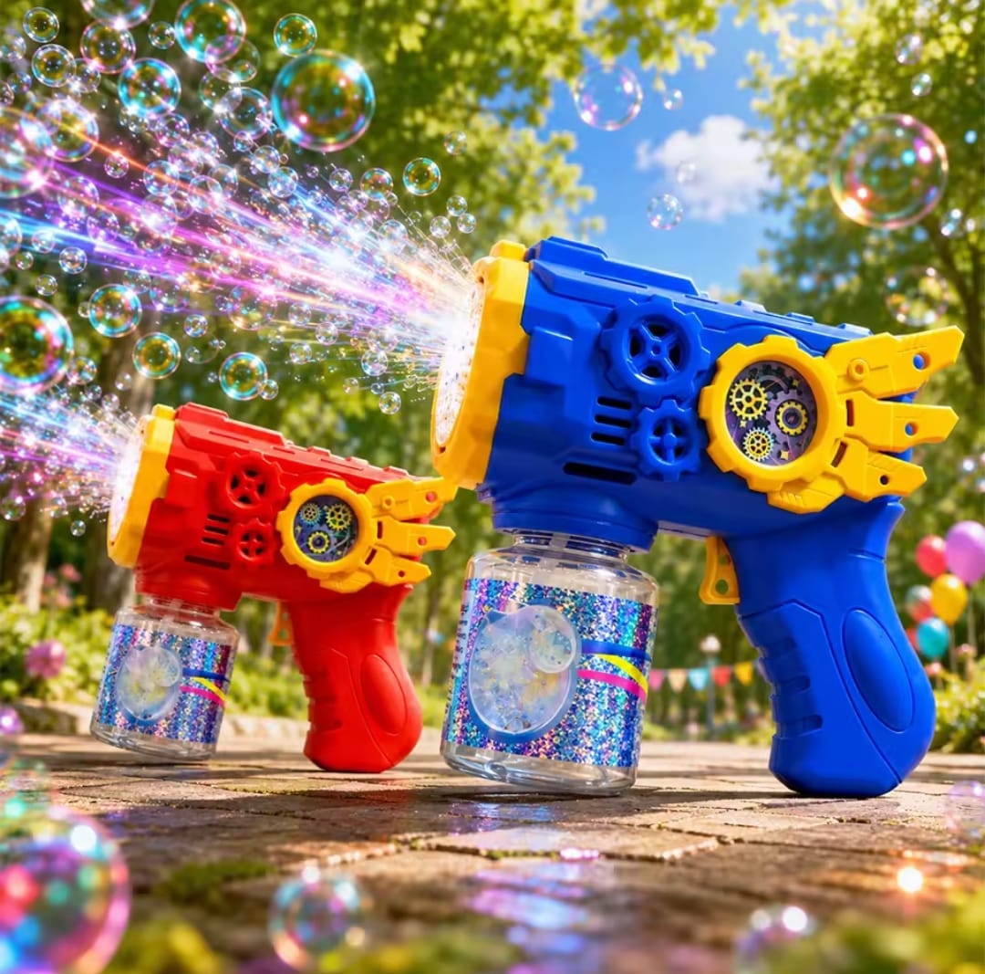 Pistolet à Bulles Automatique pour Enfants